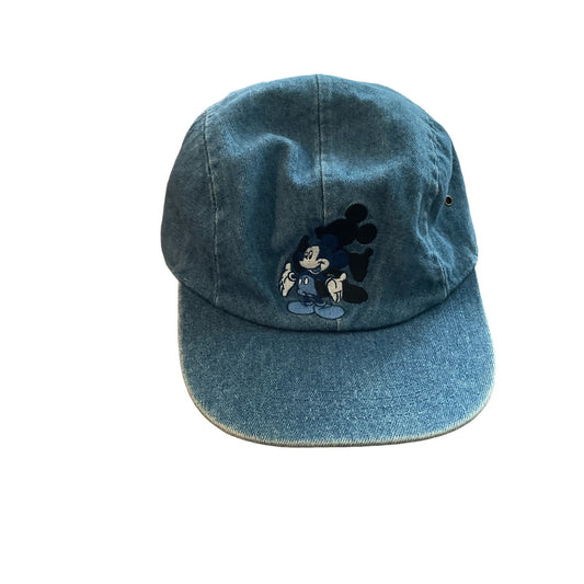 90s Mickey Unlimited Blue Jean Denim Hat OS