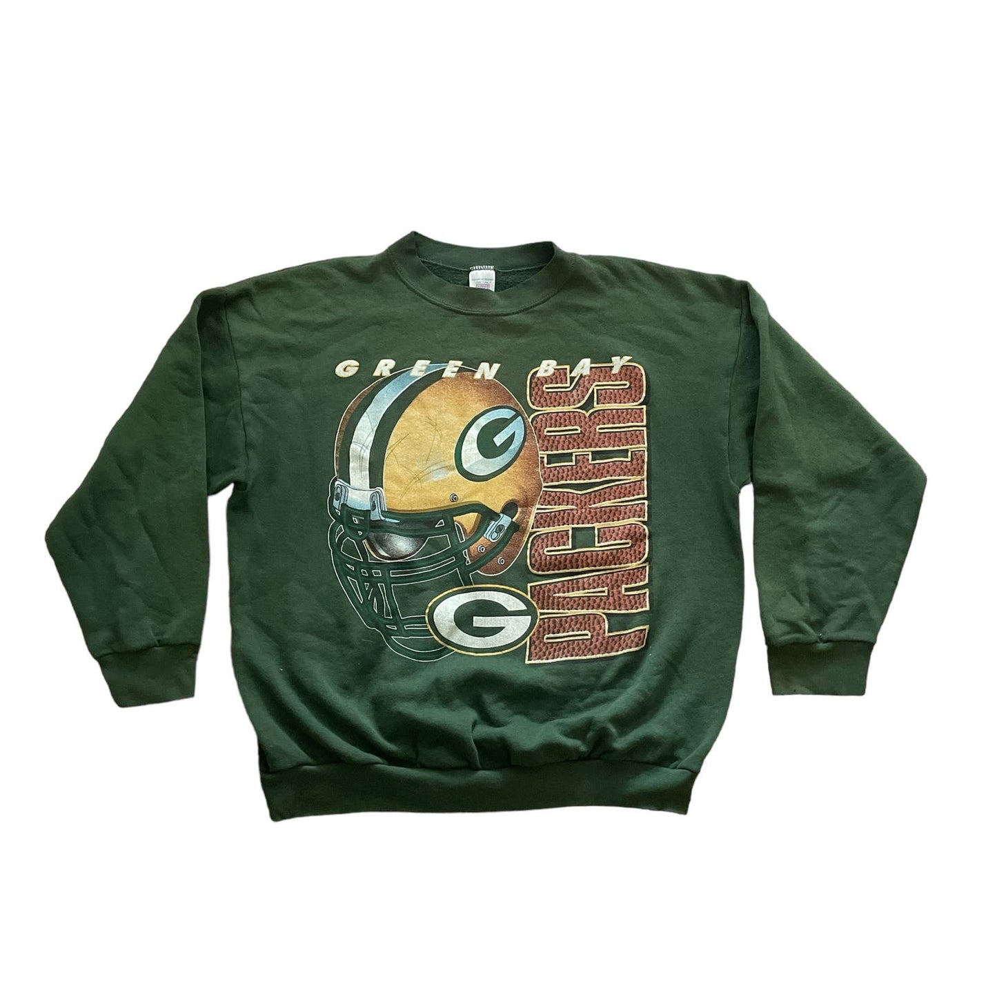 90s Green Bay Packers Football Sweatshirt L