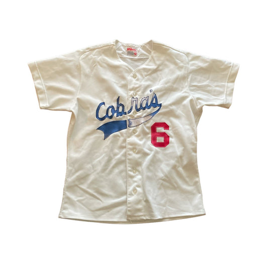 80s Cobra's Button Up Baseball Jersey L